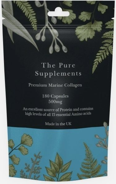 Premium Marine Collagen - For Firmer & Healthier looking Skin 180 Capsules/500mg